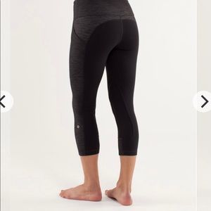 Lululemon Polocrosse Crop Gray/Black - 6